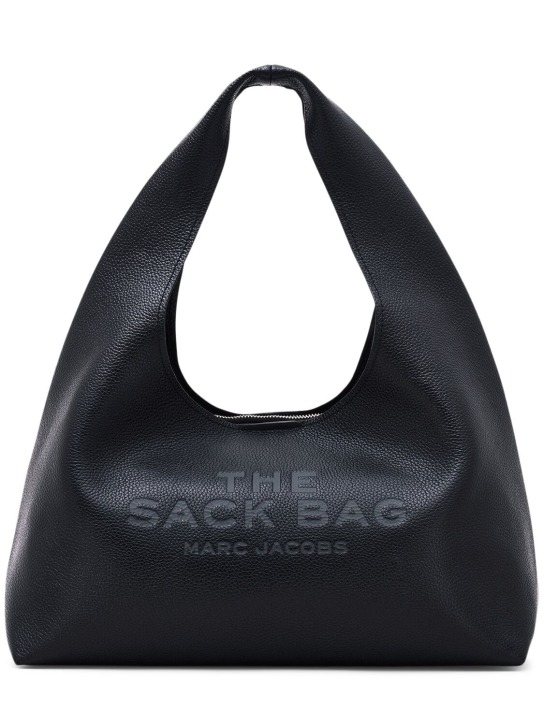Marc Jacobs: The Sack皮革手提包 - 黑色 - women_0 | Luisa Via Roma