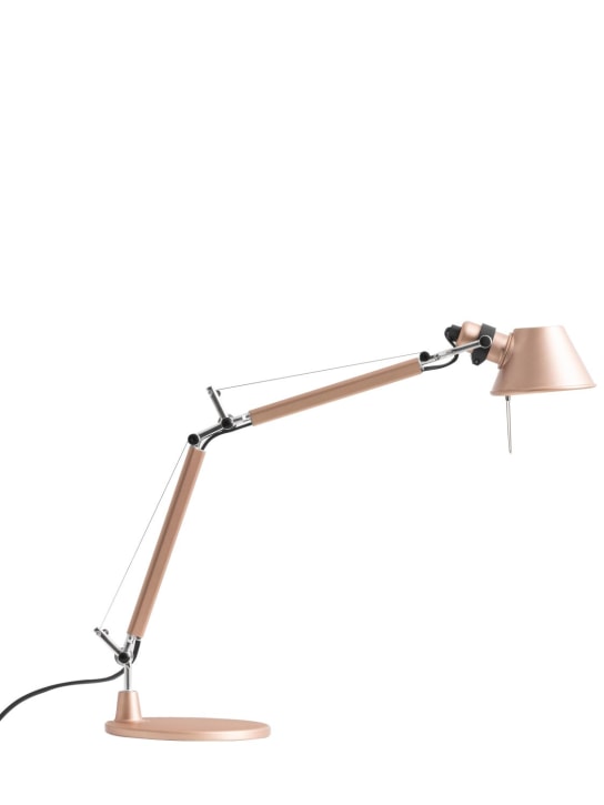 Artemide: Tolomeo Micro special edition table lamp - Gold/Pink - ecraft_0 | Luisa Via Roma