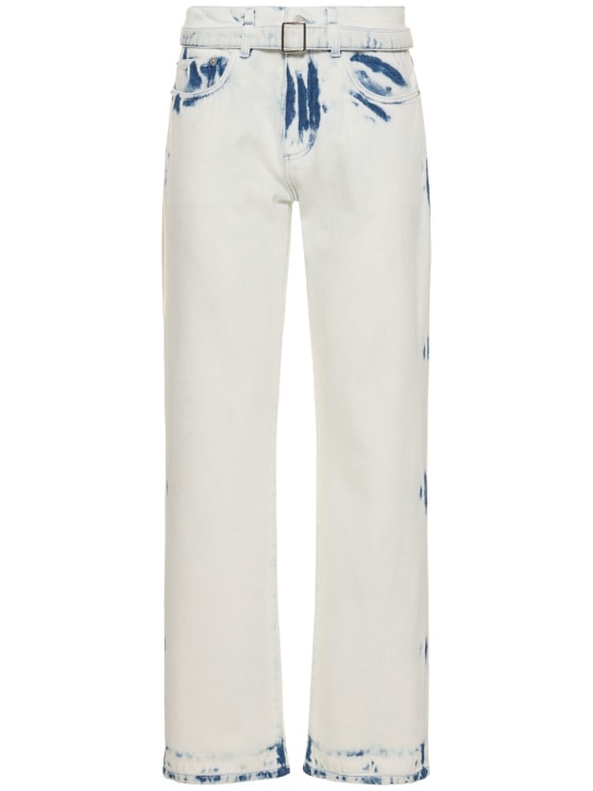 Proenza Schouler: Jeans dritti Ellsworth - Blu/Multi - women_0 | Luisa Via Roma