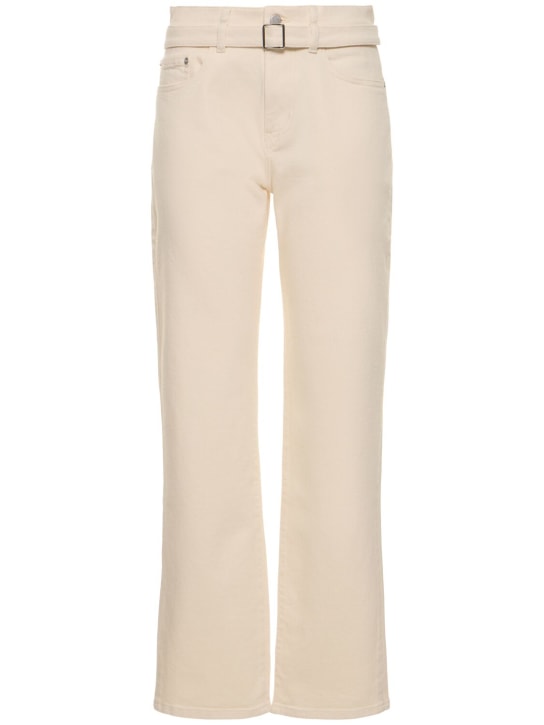 Proenza Schouler: Ellsworth straight jeans - White - women_0 | Luisa Via Roma