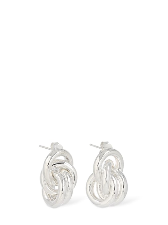 LIÉ STUDIO: Vera stud earrings - Silver - women_0 | Luisa Via Roma