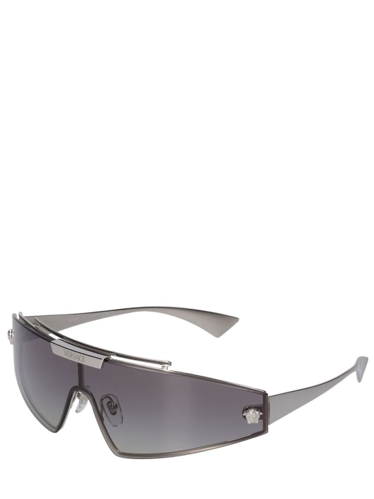 Versace: Sonnenbrille aus Metall - Schwarz - women_1 | Luisa Via Roma