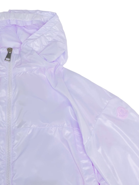 Moncler: Urbonas nylon jacket - Purple - kids-girls_1 | Luisa Via Roma