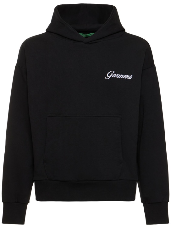 Garment Workshop: If You Know You Know embroidered hoodie - Chaos Black - men_1 | Luisa Via Roma