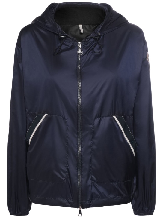 Moncler: Filiria nylon jacket - Navy - women_0 | Luisa Via Roma