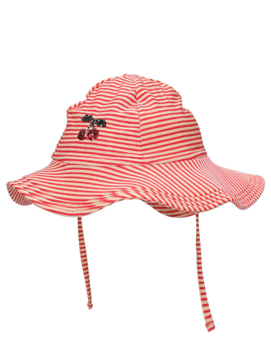 Konges Sløjd: Recycled lycra swim hat w/ stripes - Multicolor - kids-girls_1 | Luisa Via Roma