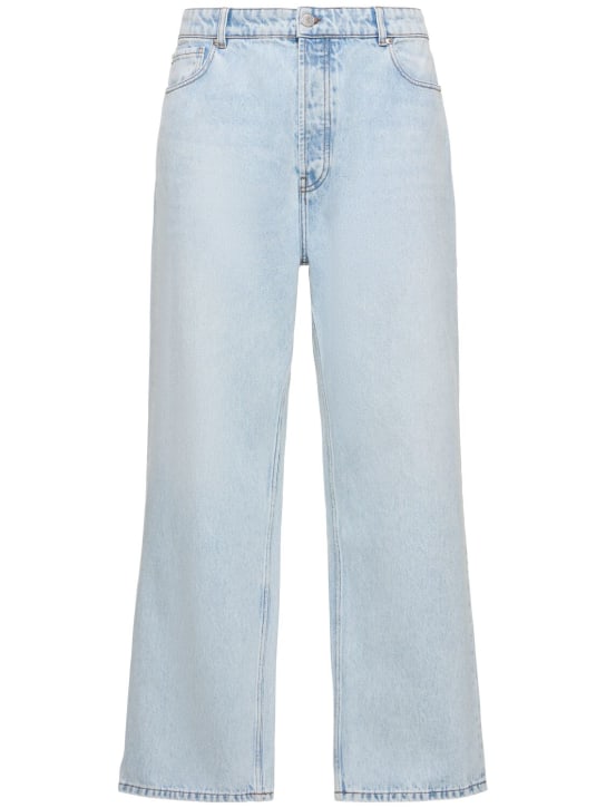 AMI Paris: Jeans aus Baumwolldenim - Hellblau - men_0 | Luisa Via Roma