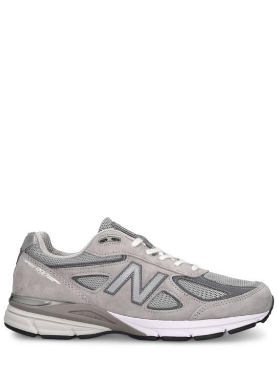 New Balance: 990 V4 Made in USA sneakers - Grey - men_0 | Luisa Via Roma