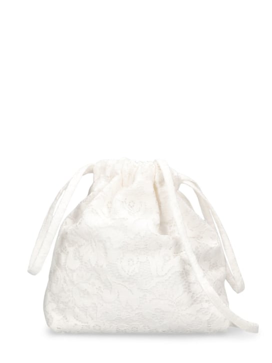 Il Gufo: Cotton shoulder bag - White - kids-girls_0 | Luisa Via Roma