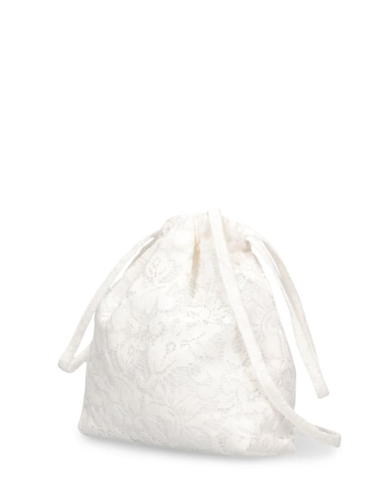 Il Gufo: Cotton shoulder bag - White - kids-girls_1 | Luisa Via Roma