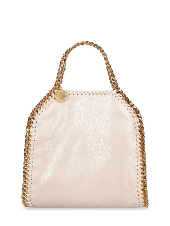 Stella McCartney: Tiny Eco Shiny Dotted faux leather bag - women_0 | Luisa Via Roma