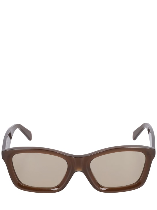 Toteme: The Classic squared acetate sunglasses - Brown - women_0 | Luisa Via Roma