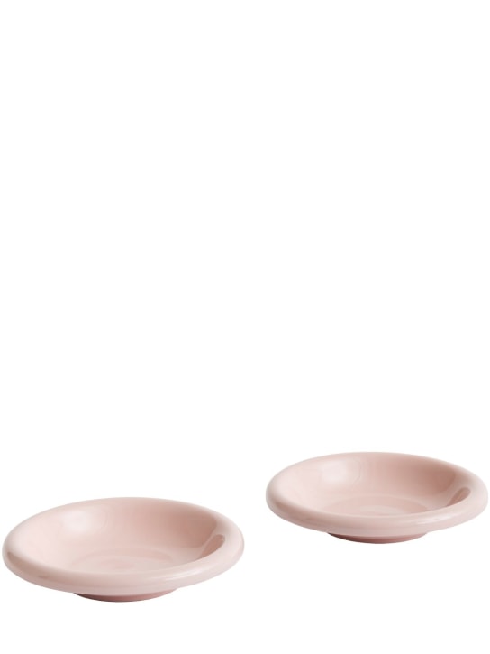HAY: Set of 2 Barro bowls - Pink - ecraft_0 | Luisa Via Roma