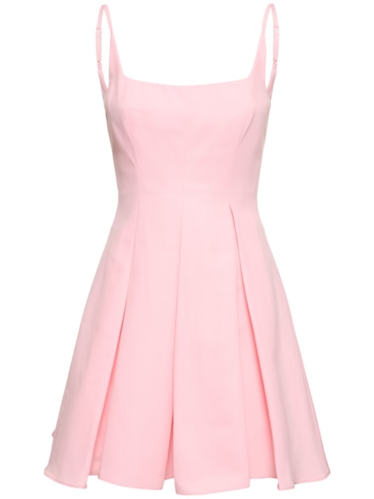 Staud: Joli cotton blend mini dress - Pink - women_0 | Luisa Via Roma