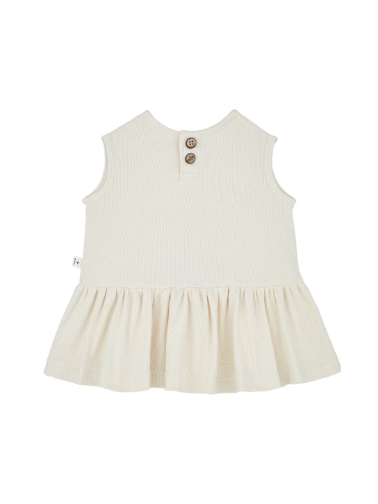1 + IN THE FAMILY: Top in jersey di cotone - Off White - kids-girls_0 | Luisa Via Roma