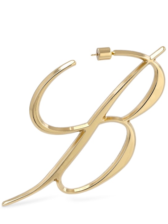 Blumarine: B logo单耳环 - 金色 - women_0 | Luisa Via Roma