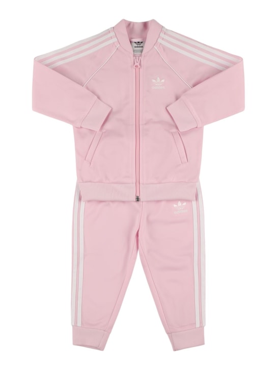 adidas Originals: 트랙 재킷 & 팬츠 - 라이트 핑크 - kids-girls_0 | Luisa Via Roma