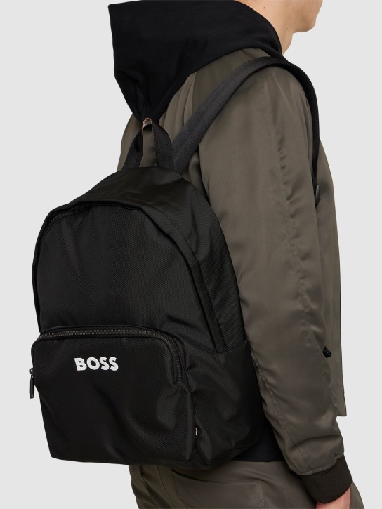 Boss: Catch backpack - Black - men_1 | Luisa Via Roma