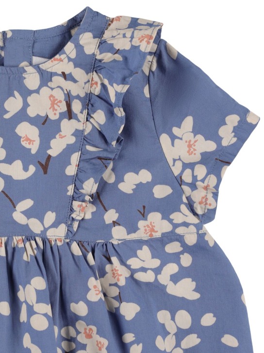 Petit Bateau: Cotton dress w/ diaper cover - Multicolor - kids-girls_1 | Luisa Via Roma