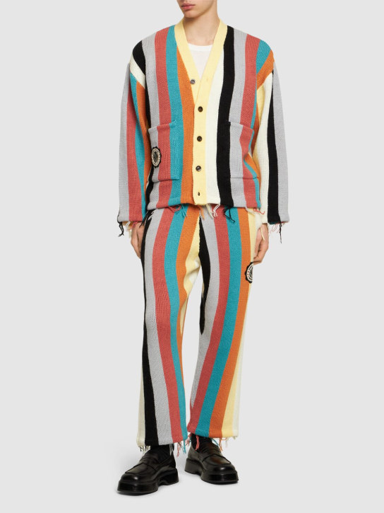 Honor the Gift: Heritage multicolor cotton cardigan - Multicolor - men_1 | Luisa Via Roma
