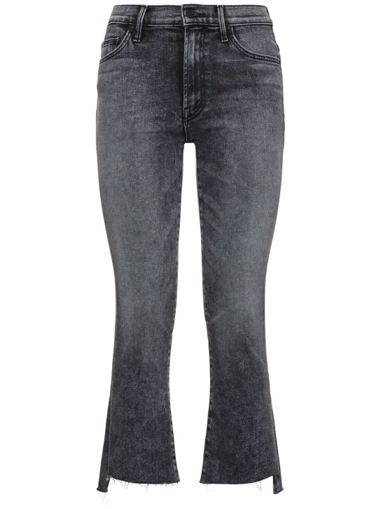 Mother: The Insider cotton blend jeans - Grey - women_0 | Luisa Via Roma