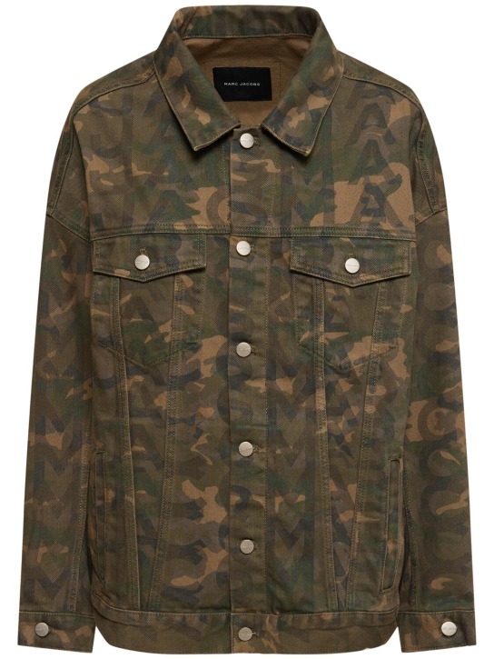 Marc Jacobs: Camo big jacket - Camouflage - women_0 | Luisa Via Roma