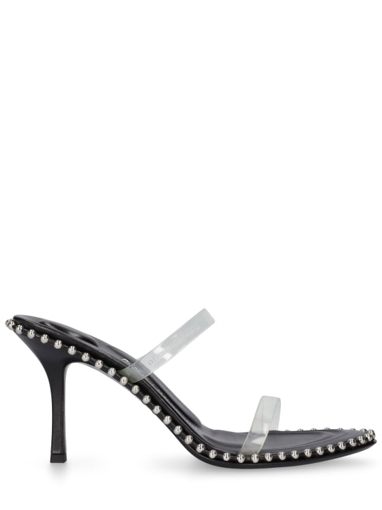 Alexander Wang: 85mm Nova PVC sandals - Black - women_0 | Luisa Via Roma