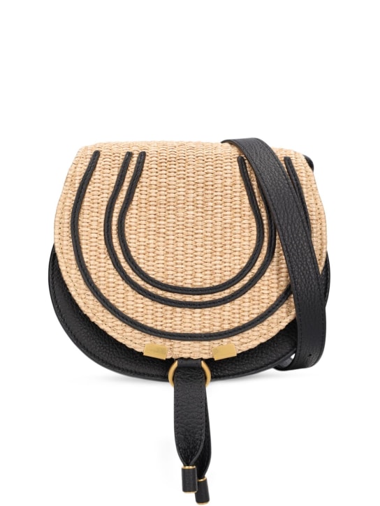 Chloé: Marcie leather shoulder bag - Hot Sand - women_0 | Luisa Via Roma