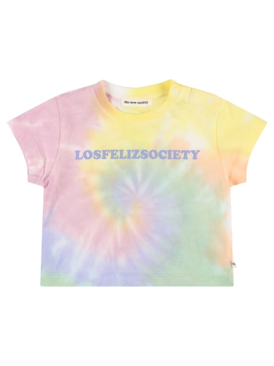 The New Society: T-shirt en jersey de coton BCI - Multicolore - kids-boys_0 | Luisa Via Roma