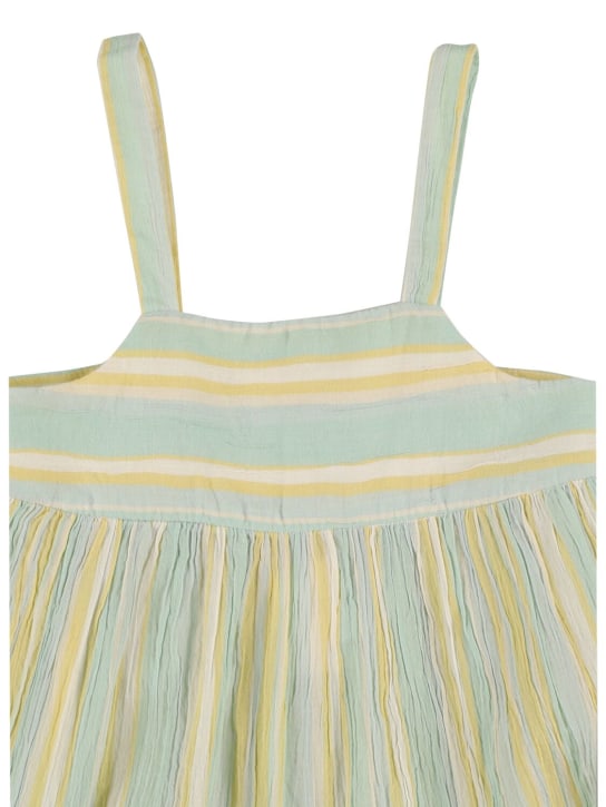 Bonpoint: Printed froissé cotton dress - Multicolor - kids-girls_1 | Luisa Via Roma