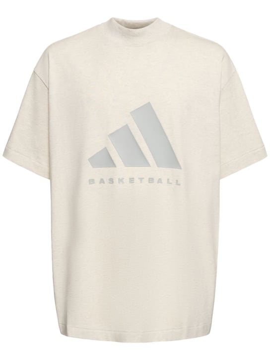 adidas Originals: One Basketball jersey t-shirt - Beige - men_0 | Luisa Via Roma
