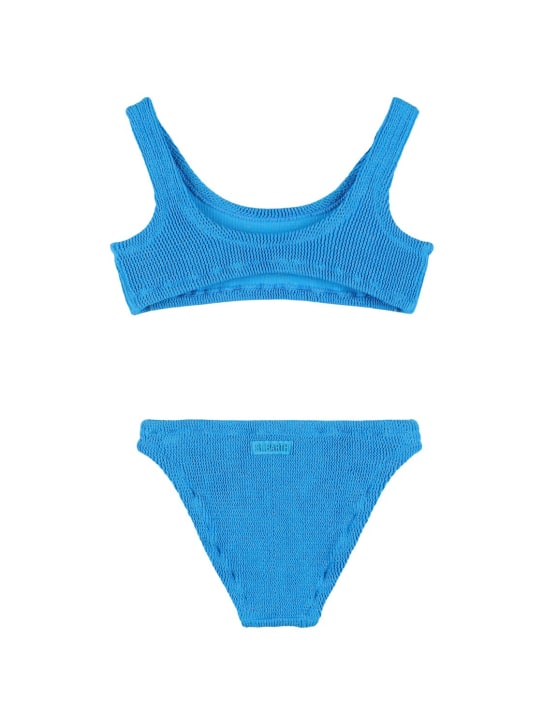 Mc2 Saint Barth: Crinkle lurex bikini - Light Blue - kids-girls_1 | Luisa Via Roma