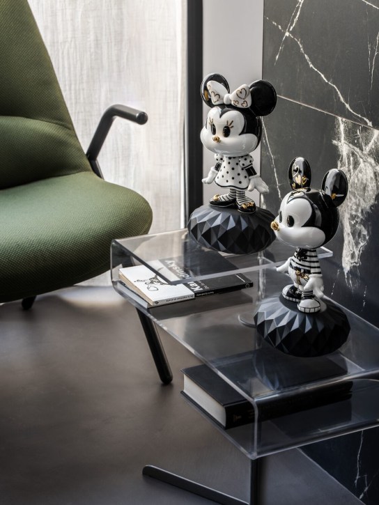 Lladrò: Sculpture Mickey - Blanc - ecraft_1 | Luisa Via Roma