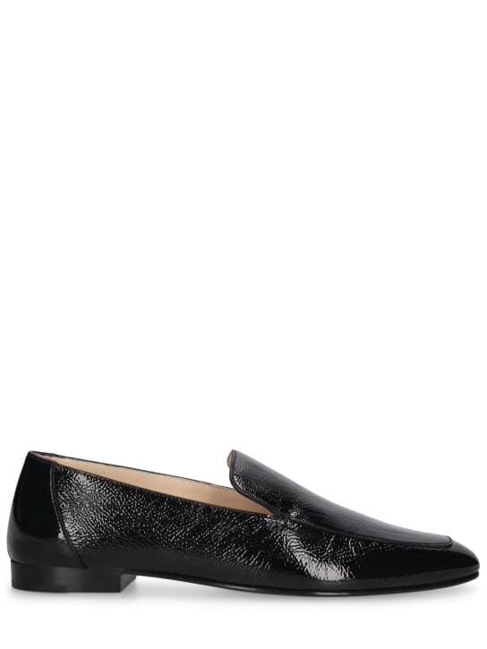 Le Monde Beryl: 10mm Soft patent leather loafers - Black - women_0 | Luisa Via Roma