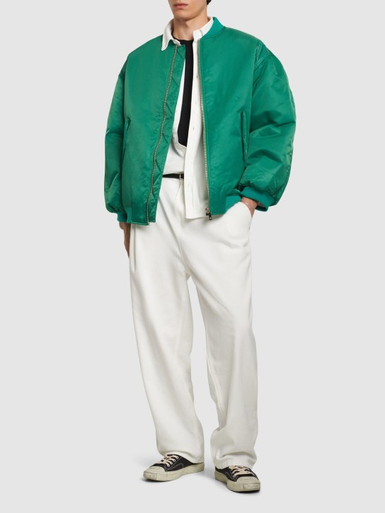 The Frankie Shop: Astra nylon bomber jacket - Green - men_1 | Luisa Via Roma