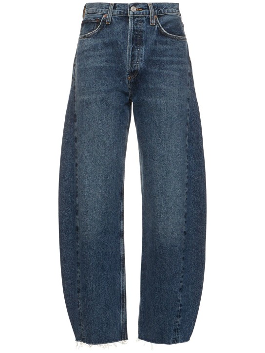 Agolde: Jeans Luna in denim cotone - Blu - women_0 | Luisa Via Roma