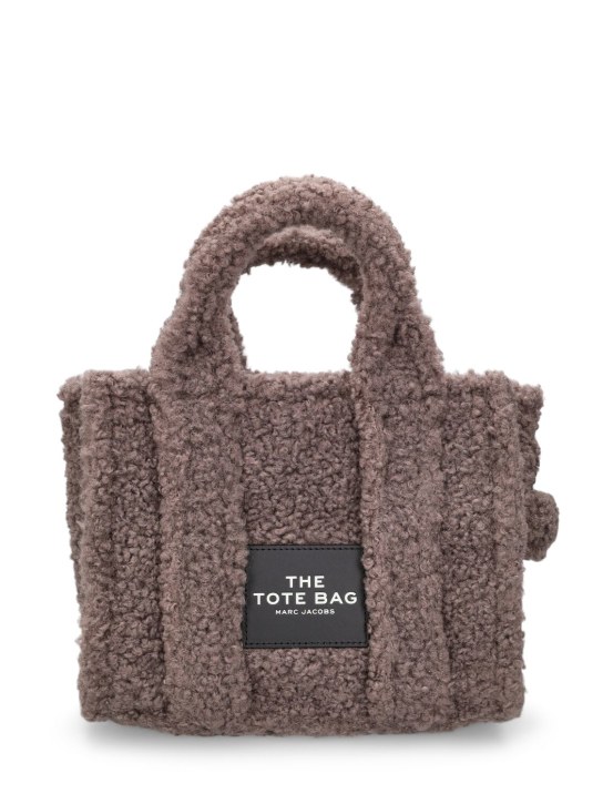 Marc Jacobs: Borsa shopping The Small Teddy - Grigio - women_0 | Luisa Via Roma