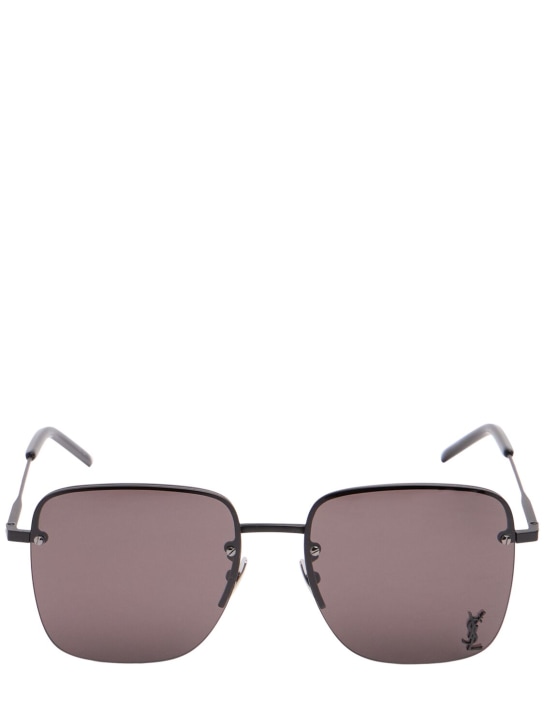 Saint Laurent: YSL SL 312 M sunglasses - Black - men_0 | Luisa Via Roma