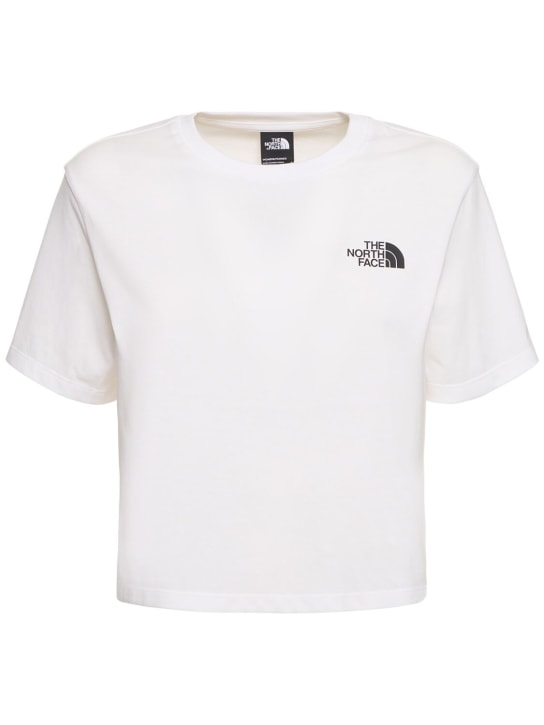 The North Face: Simple Dome cropped t-shirt - women_0 | Luisa Via Roma