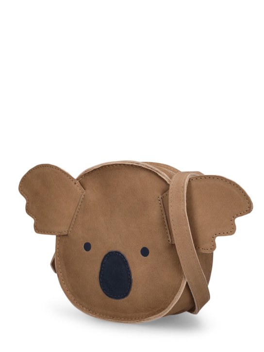Donsje: Koala leather backpack - Brown - kids-boys_1 | Luisa Via Roma