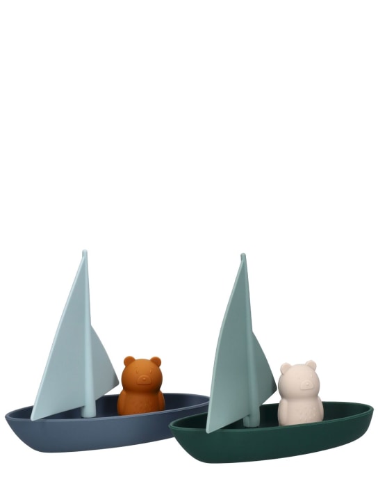Liewood: Jeu bateaux en silicone - Multicolore - kids-boys_0 | Luisa Via Roma