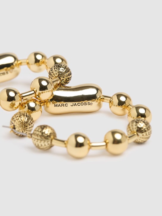 Marc Jacobs: Pendientes de aro - Oro - women_1 | Luisa Via Roma