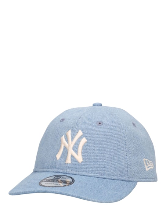 New Era: Washed denim New York Yankees cap - Washed Denim - men_1 | Luisa Via Roma