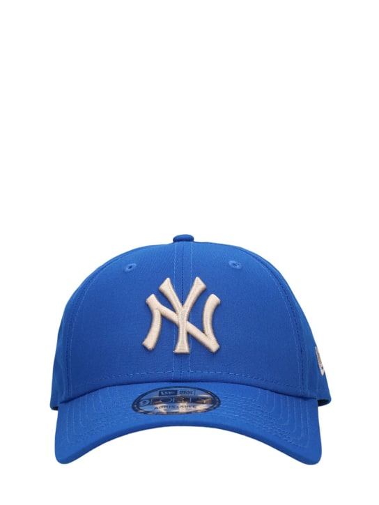 New Era: NY Yankees Repreve 9Forty科技织物帽子 - 蓝色/米黄色 - women_0 | Luisa Via Roma