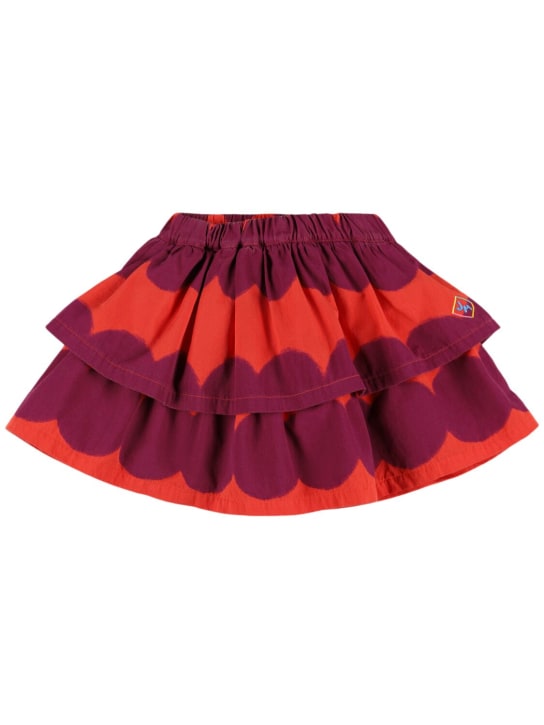 Jellymallow: Jupe en coton sur plusieurs niveaux - Violet - kids-girls_0 | Luisa Via Roma