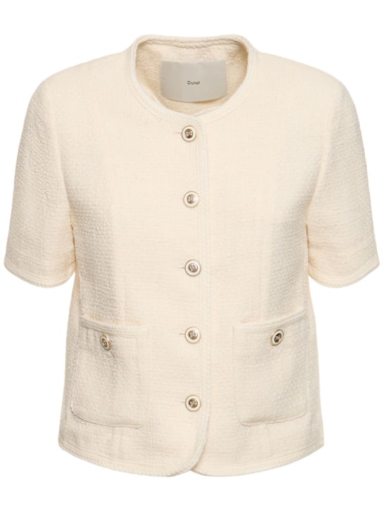 Dunst: Summer tweed jacket - White - women_0 | Luisa Via Roma