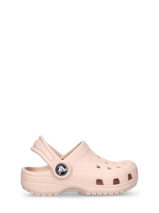 Crocs: Classic Clog 러버 크록스 - 라이트 핑크 - kids-girls_0 | Luisa Via Roma