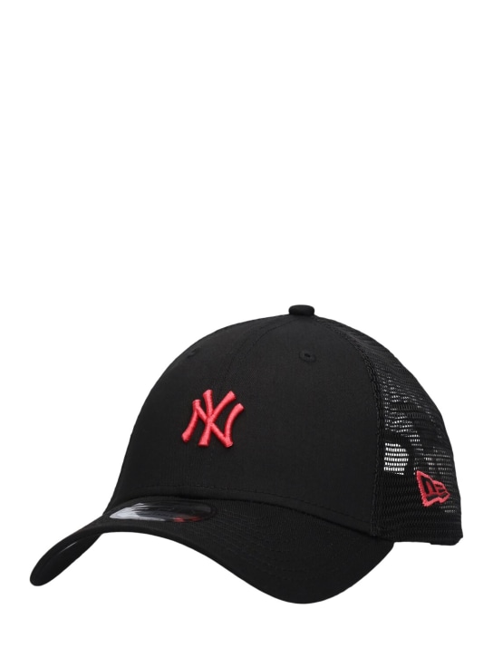 New Era: NY Yankees 9Forty卡车司机帽 - 黑色/红色 - women_1 | Luisa Via Roma