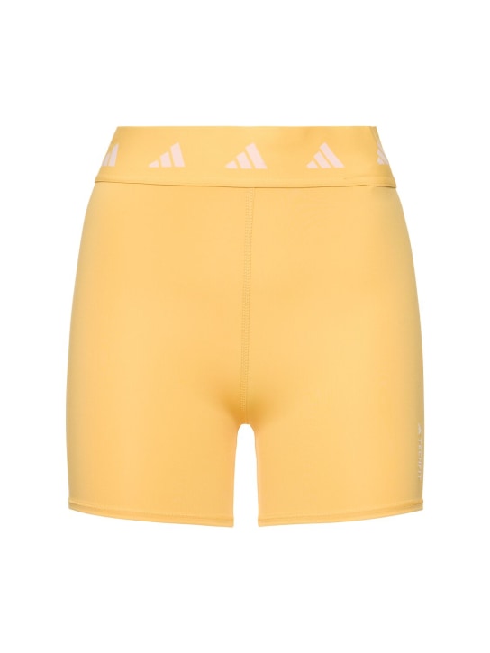 adidas Performance: Techfit shorts - Orange/Yellow - women_0 | Luisa Via Roma