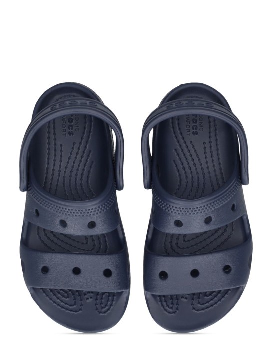 Crocs: Rubber sandals - Navy - kids-boys_1 | Luisa Via Roma